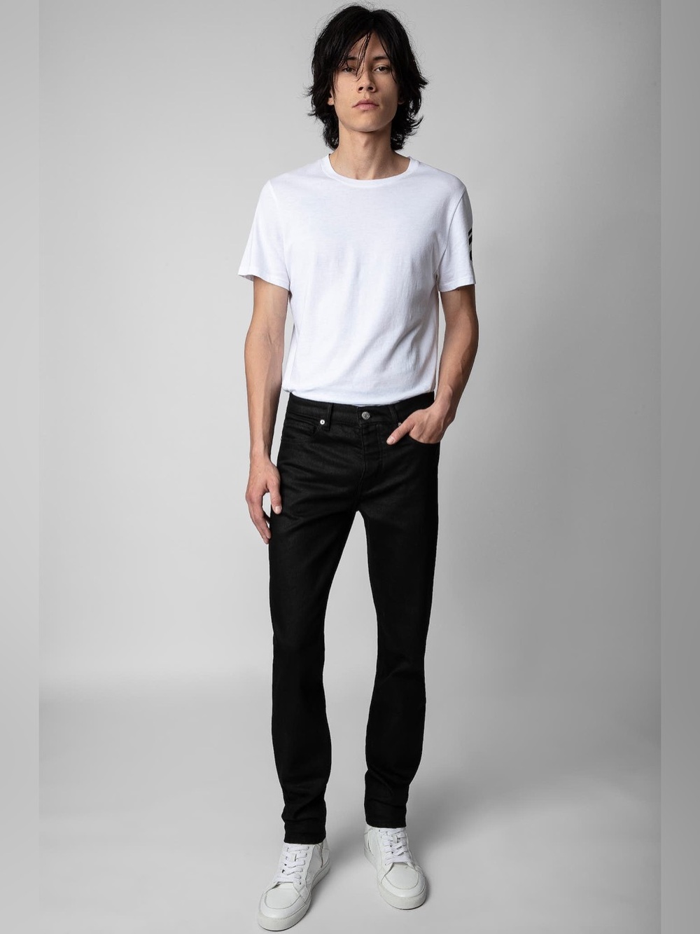 New Zadig & Voltaire Sz 31 Steeve Jeans black slim